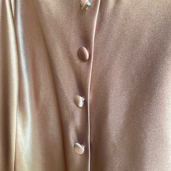 Inner Most Gold Satin Nightie, Size 3X - Picture 3 of 6